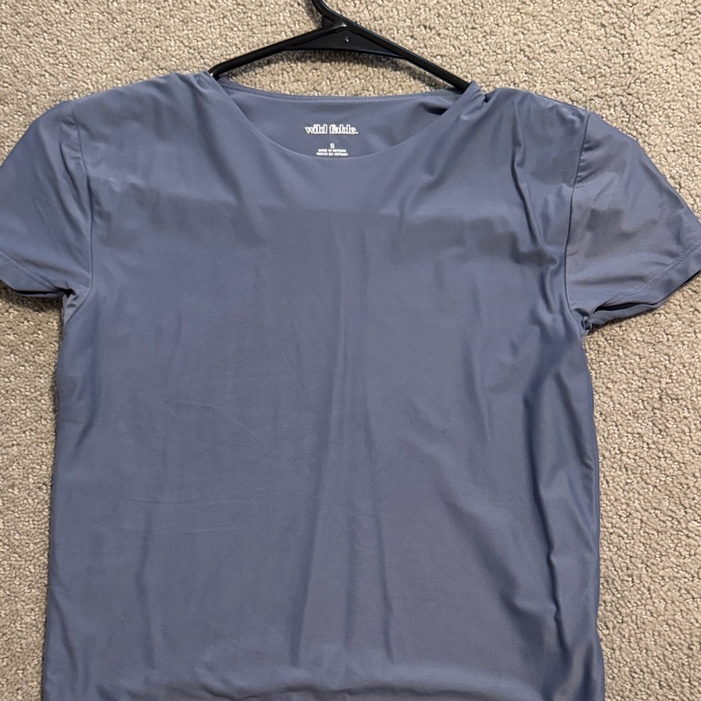 Wild Fable Slate Blue Short Sleeve Tee